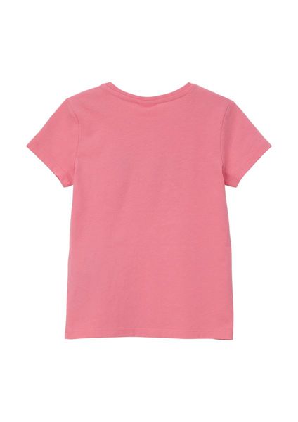 s.Oliver Red Label T-shirt avec impression sur le devant  - rose (4348)