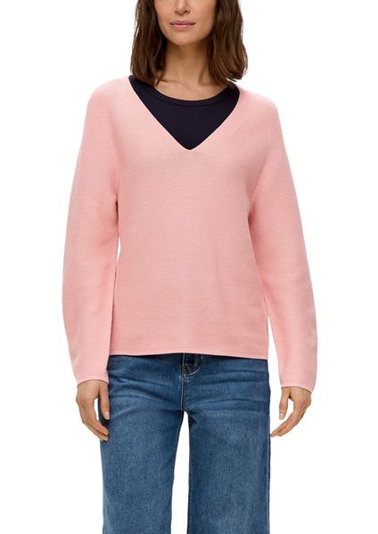 s.Oliver Red Label Pull tricoté - rose (4258)