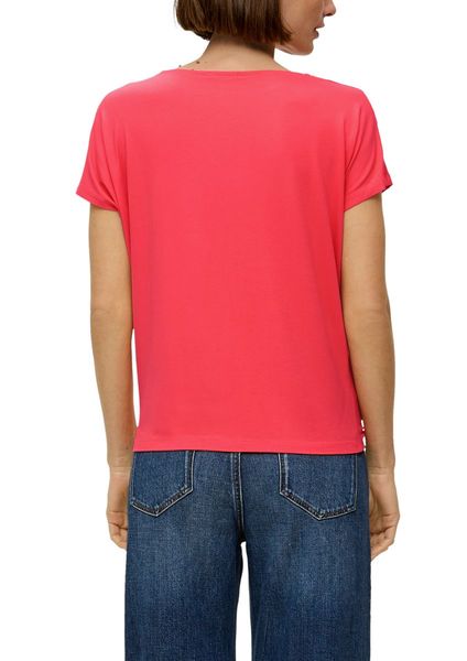 s.Oliver Red Label Stretch viscose T-shirt - pink (2590)