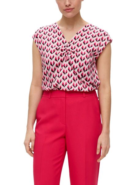 s.Oliver Black Label Top with gathers   - pink (41B1)