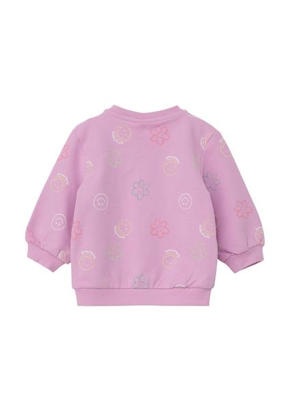 s.Oliver Red Label Sweatshirt mit All-over-Print  - pink (44A0)