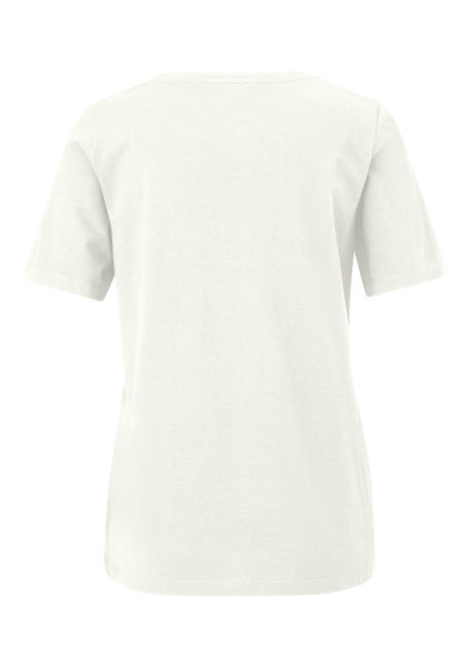 s.Oliver Red Label T-Shirt mit Frontprint  - weiß (02D1)