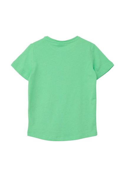 s.Oliver Red Label T-shirt avec photo imprimée  - vert (7303)