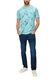 s.Oliver Red Label T-Shirt mit All-over-Print  - blau (60A3)