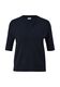 s.Oliver Black Label T-shirt en tricot avec motif ajouré  - bleu (5959)