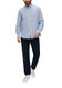 s.Oliver Red Label Regular: Cotton/linen blend shirt  - blue (59G9)