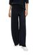 s.Oliver Red Label Regular: Wide pleated jersey pants  - blue (5959)