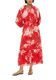 s.Oliver Black Label Robe longue en mousseline  - rouge (30A2)