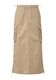 Q/S designed by Midi skirt with cargo pockets - beige (8170)