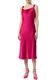 comma Satin dress with waterfall neckline  - pink (4468)