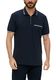 s.Oliver Red Label Polo shirt with logo collar  - blue (5978)