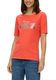 s.Oliver Red Label T-Shirt mit Frontprint  - orange (25D3)
