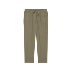 Marc O'Polo Joggpants cotton/linen mix - green (760)