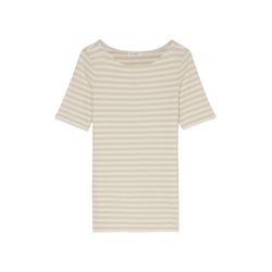 Marc O'Polo Striped T-shirt - brown/beige (B78)