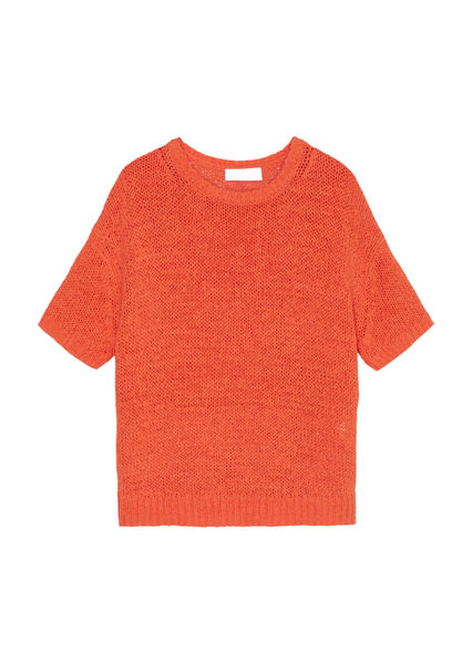 Marc O'Polo Kurzarm-Pullover - orange (280)