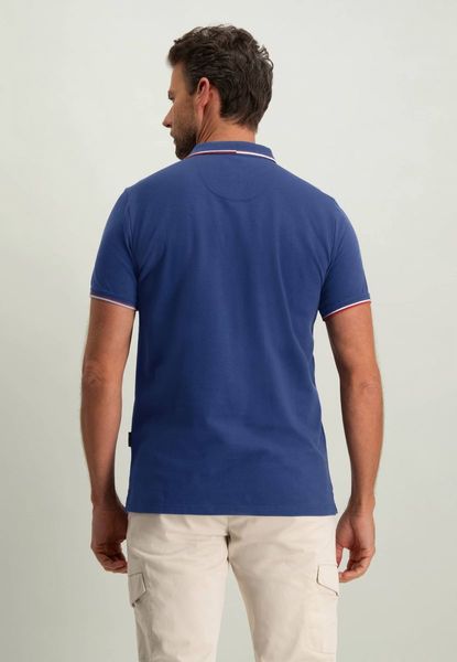 State of Art Piqué-Poloshirt aus Baumwolle - blau (5700)