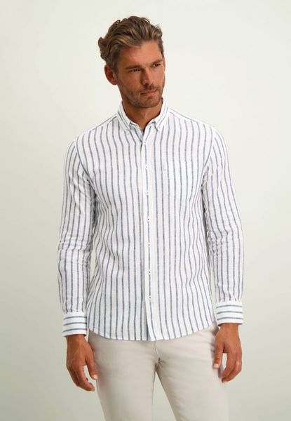 State of Art Shirt made from a linen blend - white (1157)