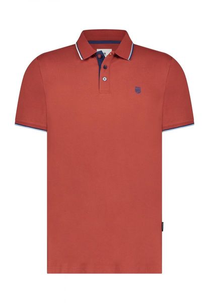 State of Art Cotton piqué polo shirt - orange (4400)