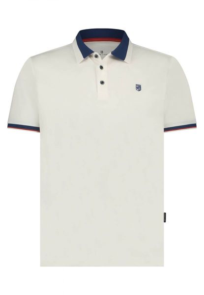 State of Art Pique polo shirt made from mercerized cotton - white (1100)