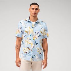 Olymp Regular Fit shirt - yellow/blue (11)