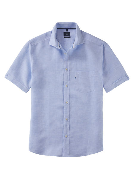 Olymp Casual casual shirt : Regular fit - blue (11)