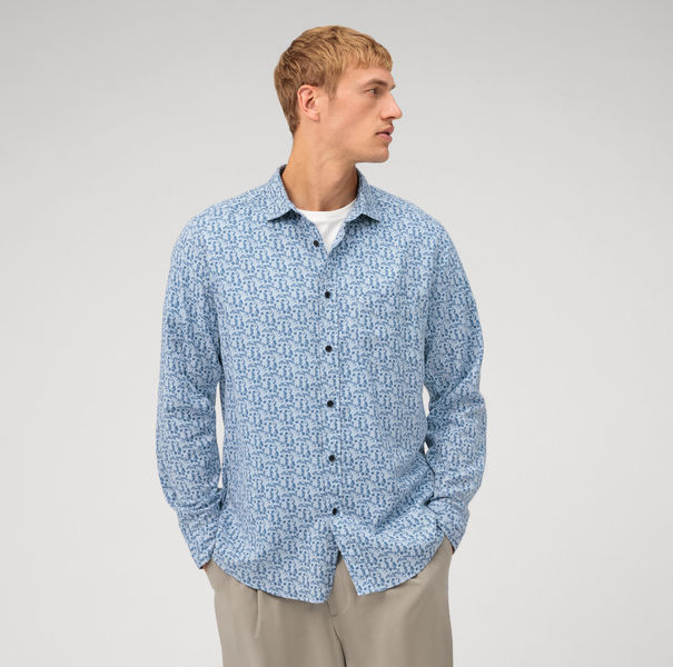 Olymp Regular Fit shirt   - blue (10)