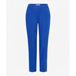 Brax Pantalon en lin - style Maron - bleu (25)