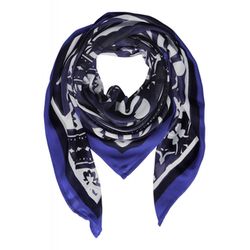 Street One Print scarf - blue (31238)