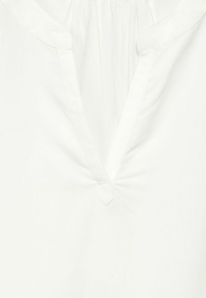 Street One Shirtblouse with splitneck - white (10108)