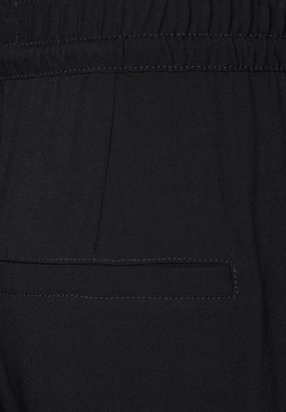 Street One Viscose loose fit trousers - black (10001)