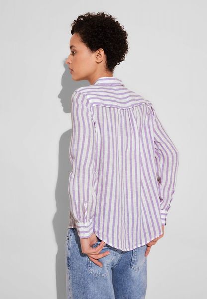 Street One Blouse à rayures - violet (25384)