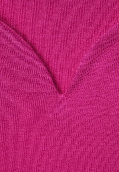 Street One Shirt mit Herz-Ausschnitt - pink (15755)