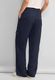 Street One Casual fit satin trousers - blue (11238)