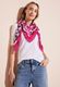 Street One Print scarf - pink (35755)