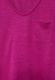 Street One Linen look T-shirt - pink (15755)
