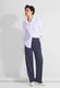 Street One Casual fit jacquard trousers - blue (31238)