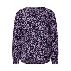 Cecil Minimal print blouse - purple/blue (25512)
