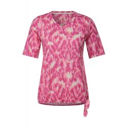 Cecil Burnout Print T-Shirt - pink (35597)