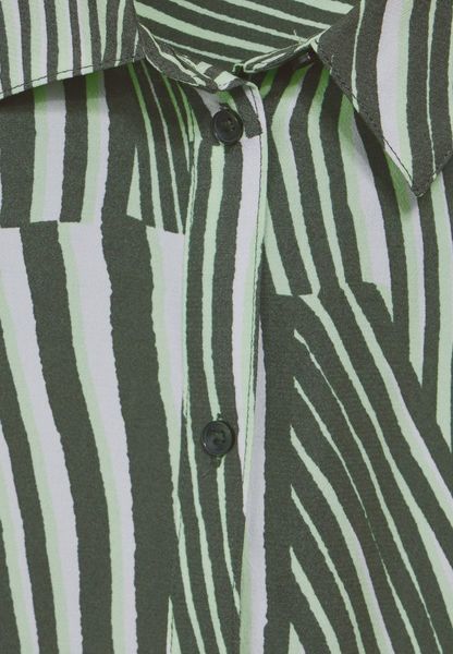 Cecil Striped blouse - green (35747)