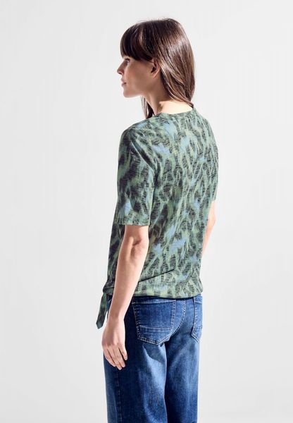 Cecil T-shirt à motif - vert (35382)