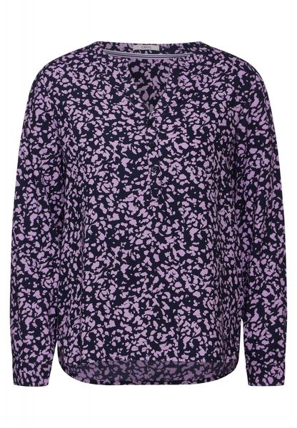 Cecil Minimal print blouse - purple/blue (25512)