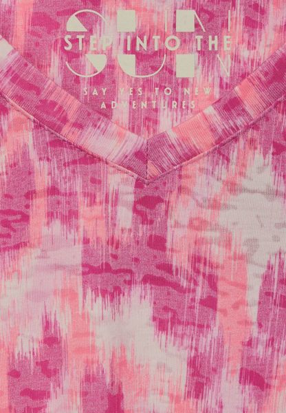 Cecil T-shirt à motif - rose (35597)