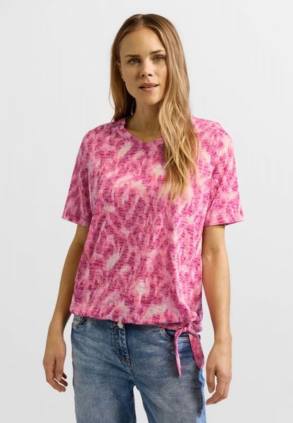 Cecil T-shirt à motif - rose (35597)
