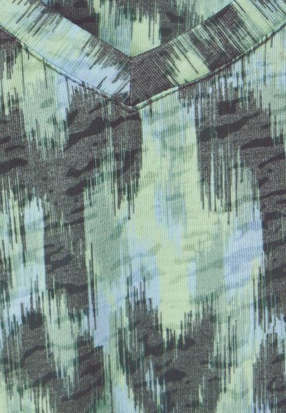 Cecil Burnout Print T-Shirt - green (35382)