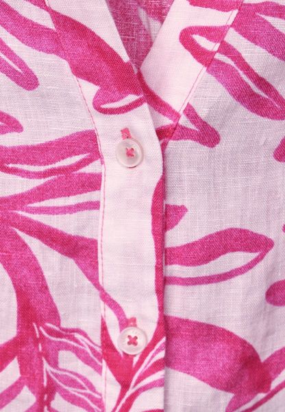 Cecil Leinenbluse mit Print - pink (25369)