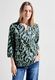 Cecil Printed Light Cotton Blouse - green (35382)
