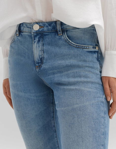 Opus Slim Jeans - Evita - bleu (70146)