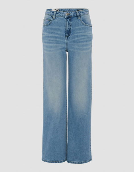 Opus Wide Leg Jeans - Mivy - bleu (70147)
