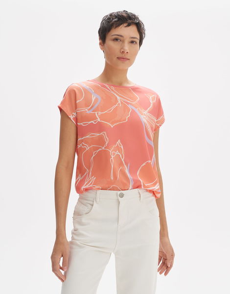 Opus Shirt - Stini Print - orange (40021)