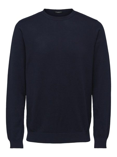 Selected Homme Long sleeve knitted sweater - blue (178814001)